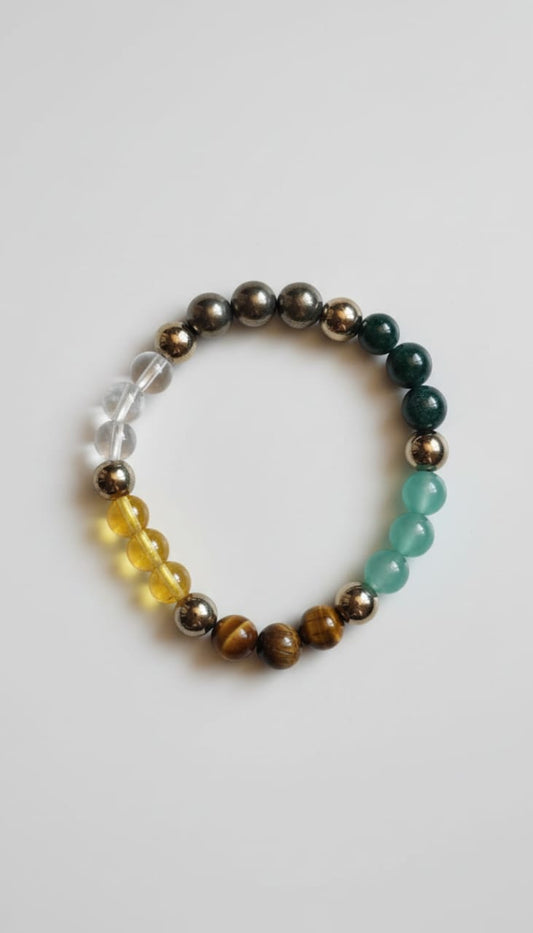 Dhanyog Bracelet – Prosperity & Wealth Gemstone Bracelet - magical - crystal - agate - stones