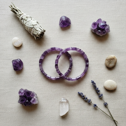 Amethyst Flat Lay