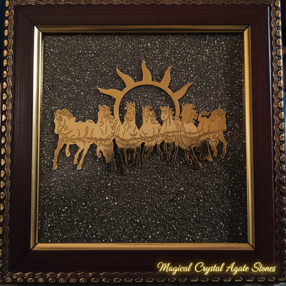 Seven Horses Frame - Premium wall hanging Decor