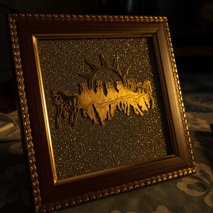 Seven Horses Frame - Premium wall hanging Decor