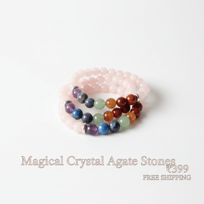 Rose quartz - magical - crystal - agate - stones
