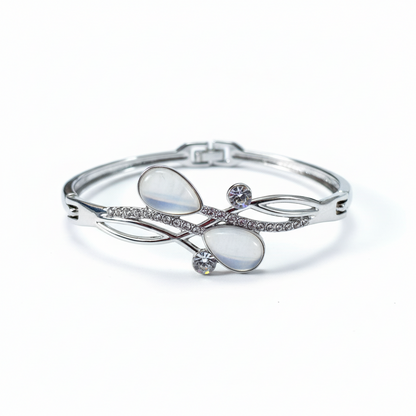 Elegant White Bangle -  Premium jewellery
