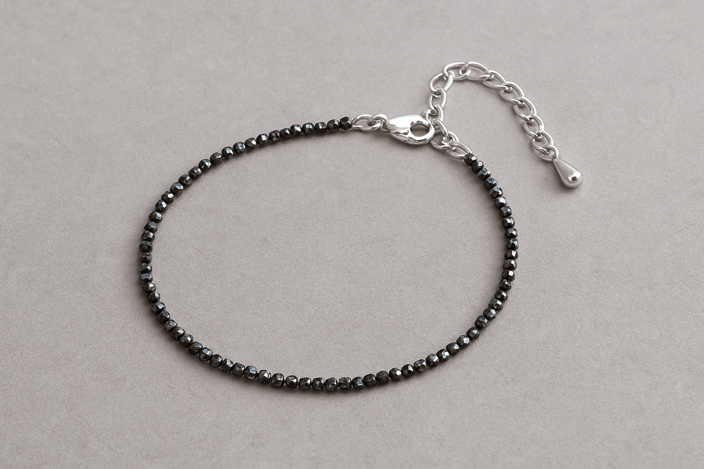 Pyrite Anklet - Natural Crystal Anklet for Abundance & Protection - magical - crystal - agate - stones