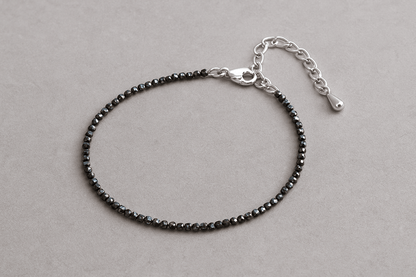 Pyrite Anklet - Natural Crystal Anklet for Abundance & Protection - magical - crystal - agate - stones