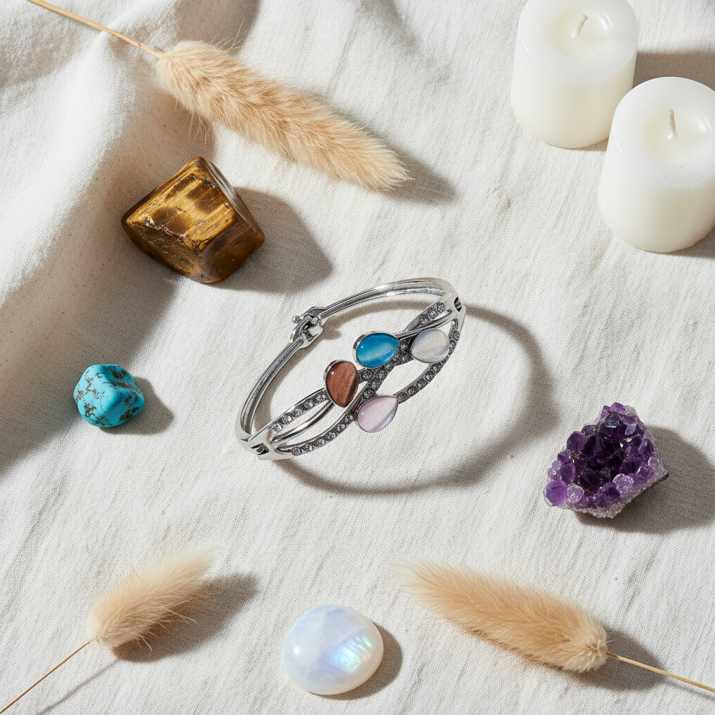 Teardrop Bangle -  Premium jewellery