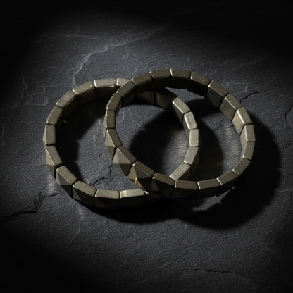 Pyrite Bracelet Dark Mood