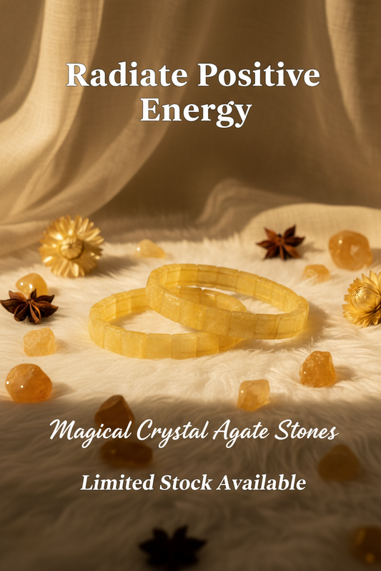 Yellow crystal bracelet story ad